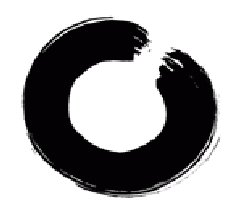 tao, der Kreis als Symbol des Weges . zum Dojo - dem Ort der weg-Übungen