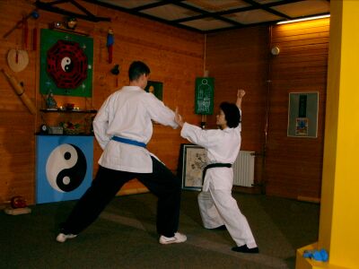 Chris und Ocka zeigen Partner-Übungen: Techniken im Kung-Fu