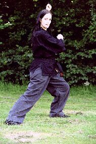 SUSANNE HIEKEL zeigt KUNG-FU . Event mit Roland DRESCHER im Park Duisburg-S�d