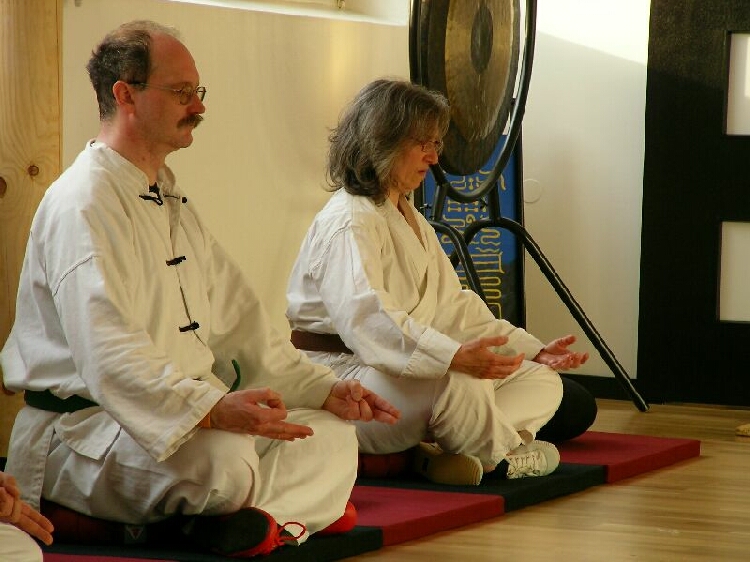 Meditation. Hannes und Irmi