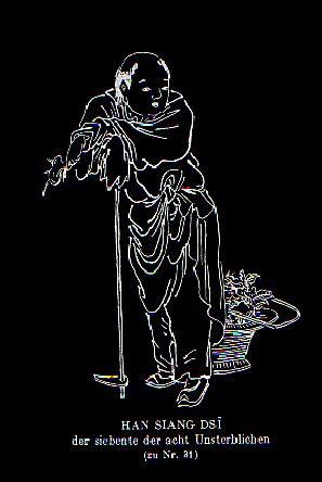 Lang Tai Giu, einer der 8 Unsterblichen der Daoistischen Mythologie und Sagenwelt